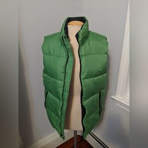 Lands End reversible down vest